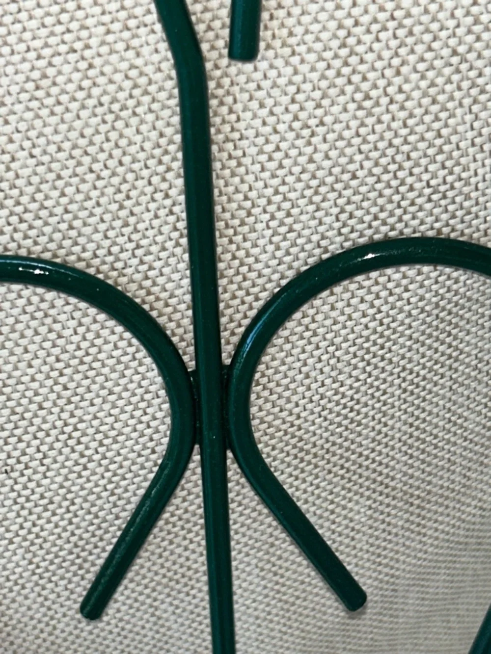 Vintage Style Green Metal & Wood Wall Candle Holders - Set of 2